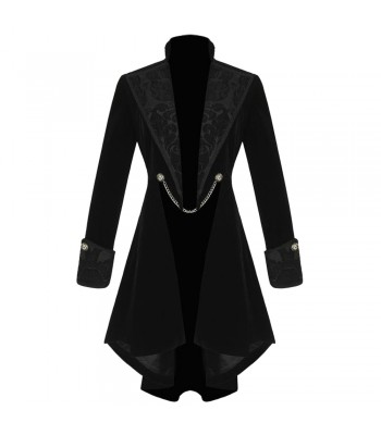 Women Gothic Pentagram Velvet Coat